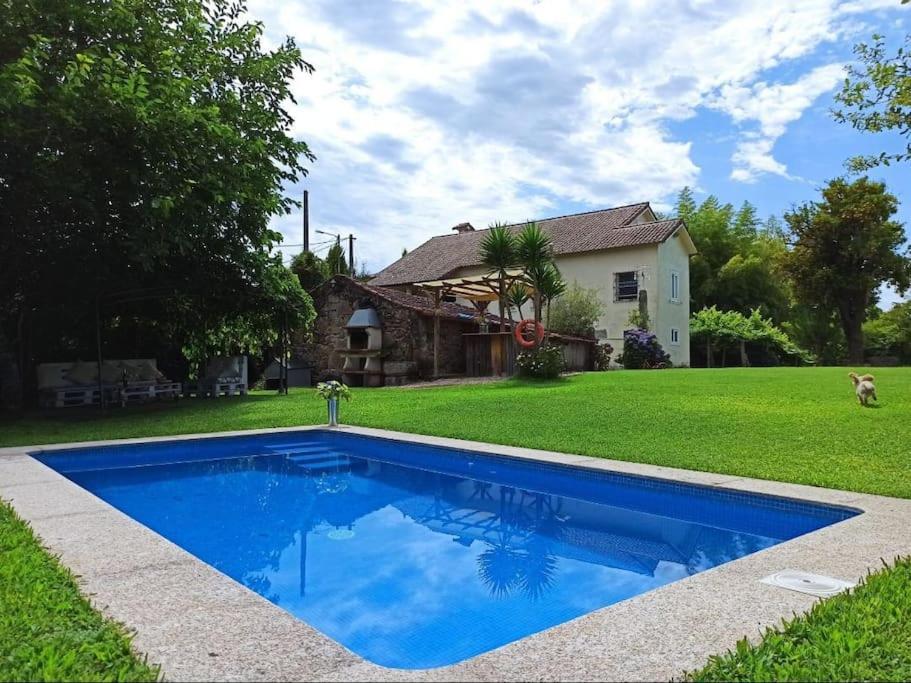 Villa A Vina De Lina. Turismo Rural Con Piscina Y Finca. Pontevedra Exterior foto