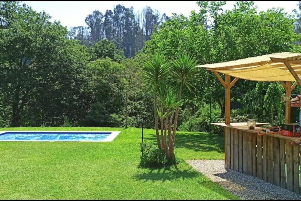 Villa A Vina De Lina. Turismo Rural Con Piscina Y Finca. Pontevedra Exterior foto